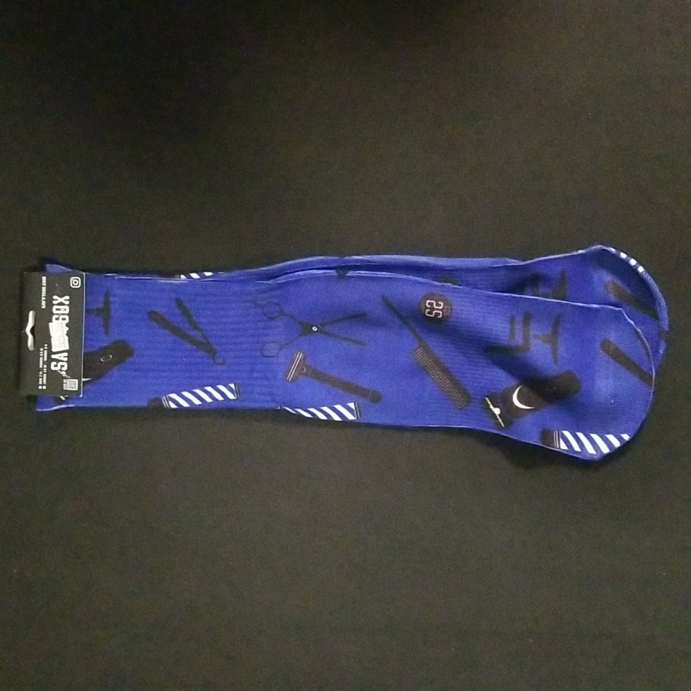 Barber Life Novelty Socks